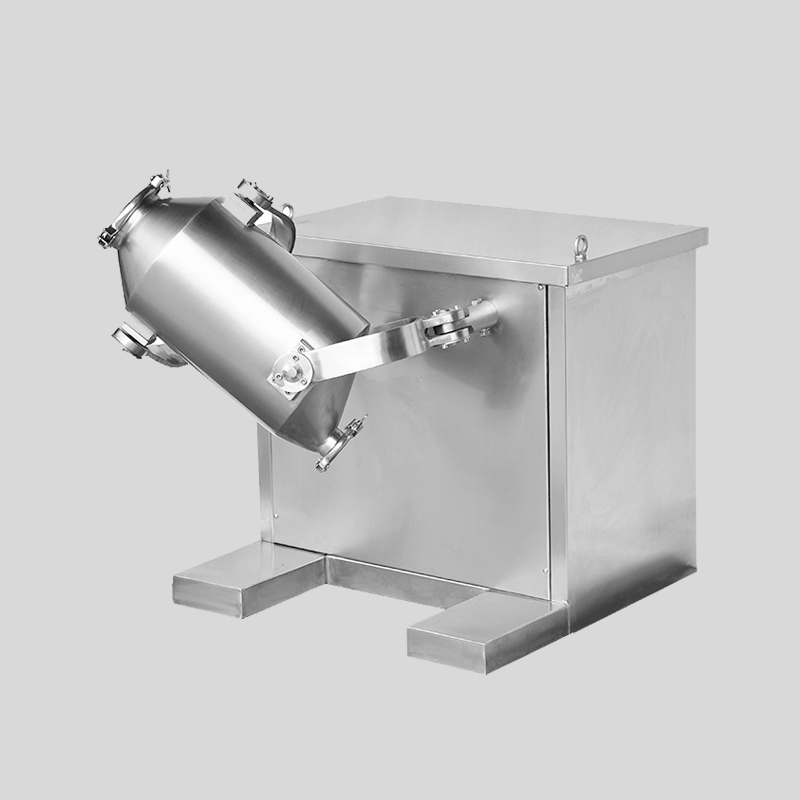 Three-Dimensional Motion Mixer for Basic Nutritional Freeze-Dried Products