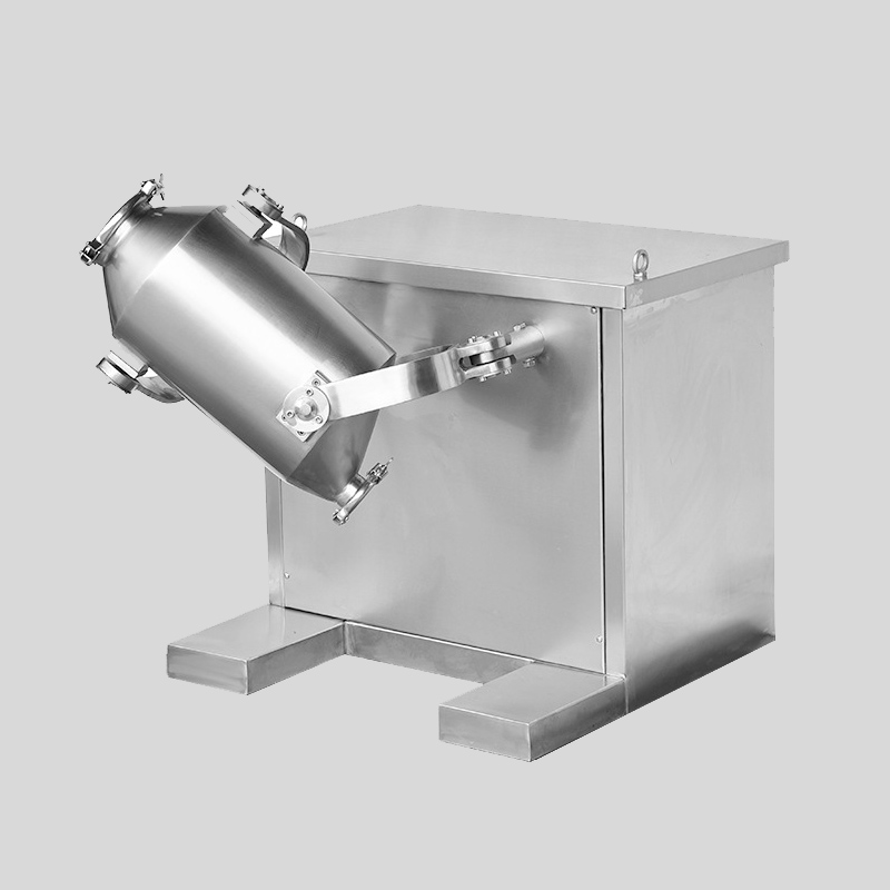 Three-Dimensional Motion Mixer for Gastrointestinal Health Freeze-Dried Products 